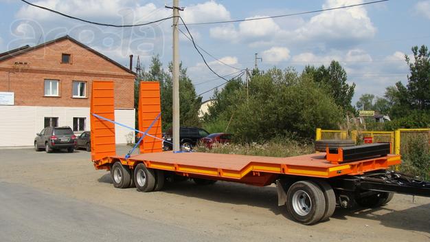 Трал-прицеп БЗАП 9456  с поворотным кругом